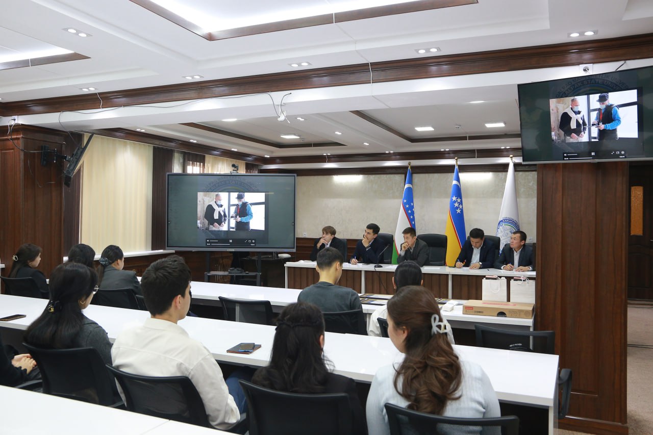 A competition was held at Karakalpak State University as part of World Saving Day.